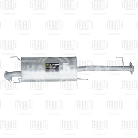 Глушитель для автомобилей Toyota Land Cruiser Prado (02-) 4.0i V6 дополнительный (резонатор) (алюминизированная сталь)