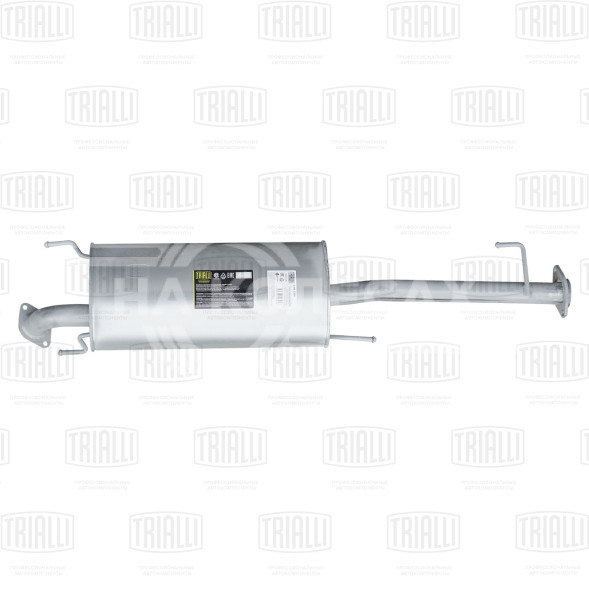 Глушитель для автомобилей Toyota Land Cruiser Prado (02-) 4.0i V6 дополнительный (резонатор) (алюминизированная сталь)
