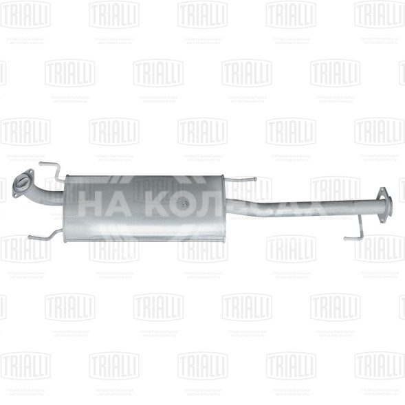 Глушитель для автомобилей Toyota Land Cruiser Prado (02-) 4.0i V6 дополнительный (резонатор) (алюминизированная сталь)