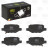 Колодки тормозные дисковые задние для автомобилей Geely Coolray (18-)