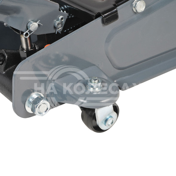 Домкрат подкатной 2.5т 85-375мм, низкопрофильный, кейс