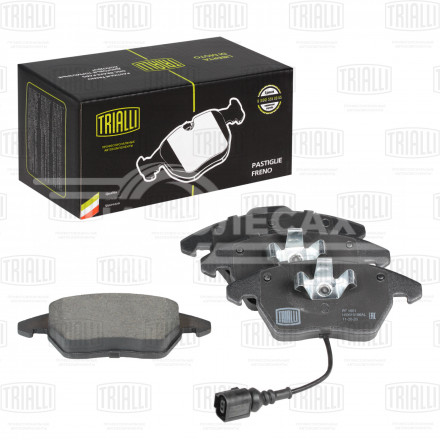 Колодки тормозные для автомобилей Volkswagen Polo Sedan (RUS) (10-) 1ZС дисковые передние (в комплекте с датчиком)