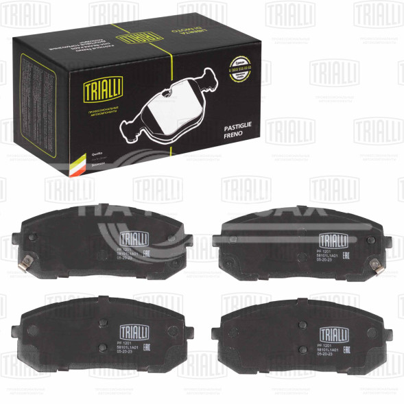 Колодки тормозные дисковые передние для автомобилей Kia K5 (20-) / Hyundai Sonata VIII (20-)