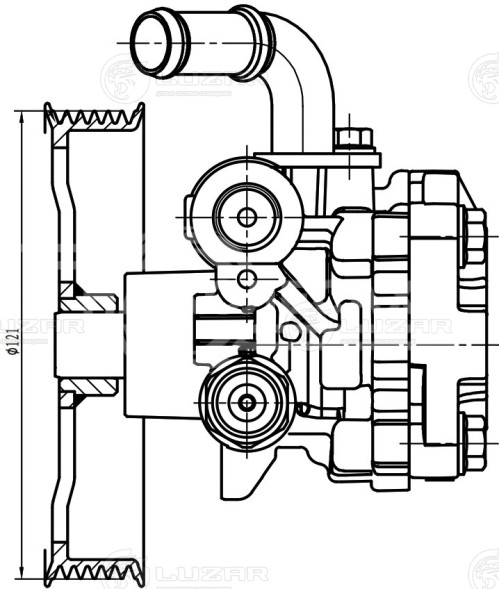 Насос ГУР для автомобилей Suzuki Grand Vitara (05-) 2.4i