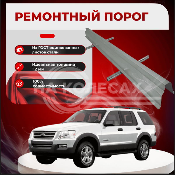 Ремонтные пороги Ford Explorer 4