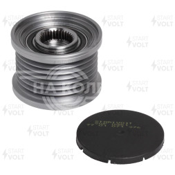 Шкив с обгонной муфтой генератора для автомобилей Renault Duster (12-)/Nissan Terrano (14-) 2.0i