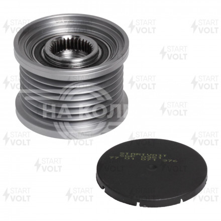 Шкив с обгонной муфтой генератора для автомобилей Renault Duster (12-)/Nissan Terrano (14-) 2.0i