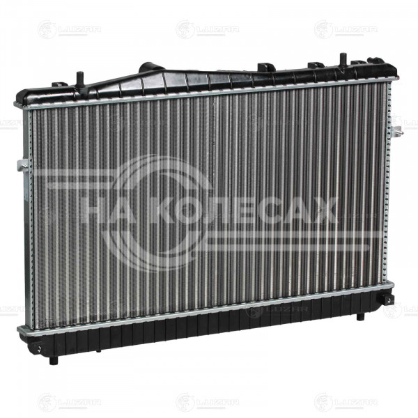 Радиатор охлаждения для автомобилей Lacetti (04-) 1.4i/1.6i/1.8i MT (сборный)