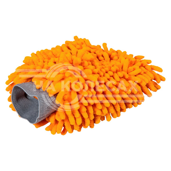 Варежка-шиншилла оранжевый ворс (25*20 см)