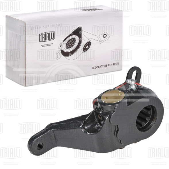 Рычаг тормоза регулировочный автоматический (трещотка) для автомобилей МАЗ 5440, 544069, 643068 задний левый (широкий шлиц)