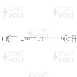 Датчик кислородный для автомобилей Geely Emgrand (09-)/Otaka (06-) 1.8i до катализатора