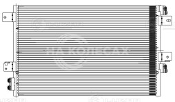 Радиатор кондиционера для автомобилей Dodge Caliber (06-)/Jeep Compass (07-)/Patriot (07-) AT