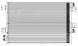 Радиатор кондиционера для автомобилей Dodge Caliber (06-)/Jeep Compass (07-)/Patriot (07-) AT