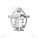 Термостат для автомобилей Toyota Land Cruiser Prado (02-)/(09-) 2.8D/3.0D (82°С) (термоэлемент)