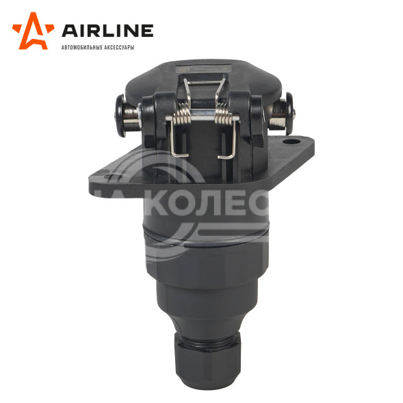 Розетка прицепа/тягача 24В 15 контактов пластик (гайка)