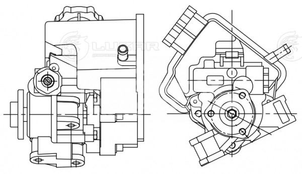 Насос ГУР для автомобилей Mercedes-Benz Sprinter (W906)/Vito (W639) 2.2D [OM646]