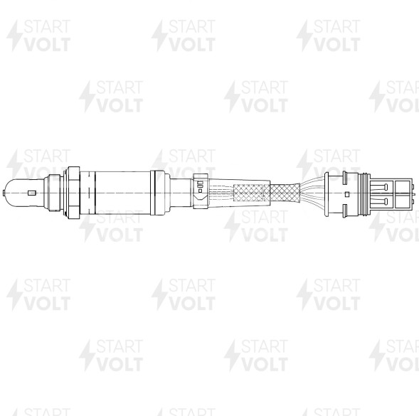 Датчик кислорода для автомобилей Mercedes-Benz C W202 (93-)/CLK W208 (96-) 1.8i-2.3i до катализатора