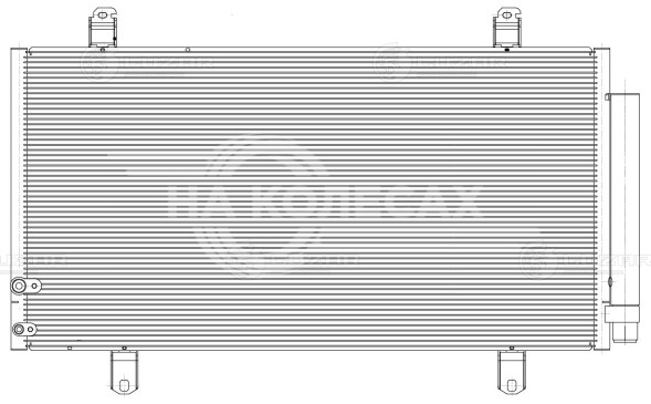 Радиатор кондиционера для автомобилей Camry (11-)