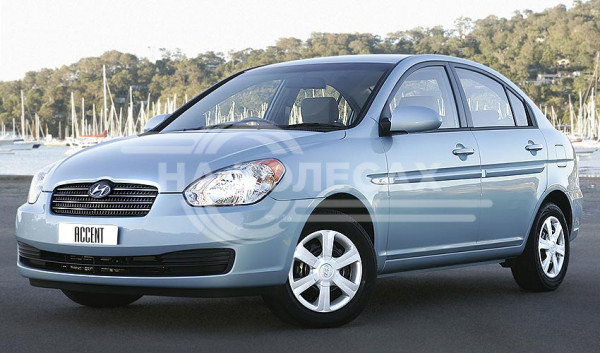 Передние арки Hyundai Accent 3
