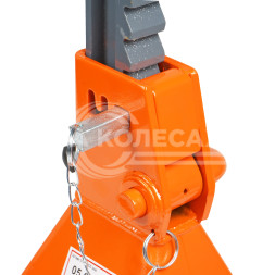 Стойка опорная 2т 282-430мм PRO, зубчатый механизм, доп.фиксатор, 2 шт.