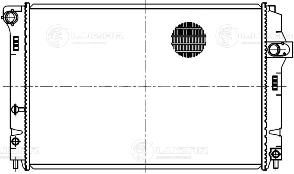 Радиатор охлаждения для автомобилей Aqua (11-)/Corolla Fielder (12-)/Yaris (10-)/Prius С (11-) 1.5H