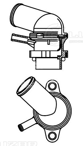 Термостат для автомобилей Chevrolet Lacetti (02-) [D4] (87°С) (с пласт. корпусом)