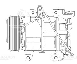 Компрессор кондиционера для автомобилей X-Trail T32 (14-)/Teana (L33) (14-) 2.5i