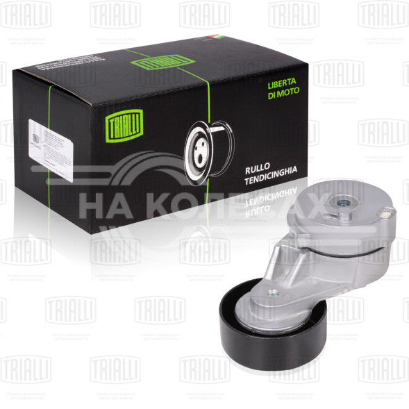 Ролик приводного ремня для автомобилей Hyundai Solaris (10-)/Kia Rio (10-) 1.4i/1.6i [Gamma] (с натяжным механизмом) (CM 0801)