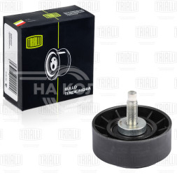 Ролик приводного ремня для автомобилей Ford Focus I (98-) 1.6i/1.8i/2.0i Zetec-E (опорный) h25,5