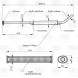 Глушитель для автомобилей Лада 2131 Евро-2 дополнительный (резонатор) (алюминизированная сталь)