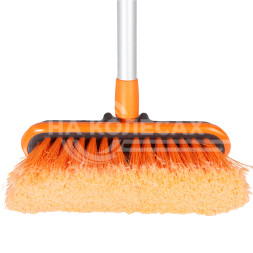 Швабра с щеткой 20 см и телескопической ручкой 80-130см