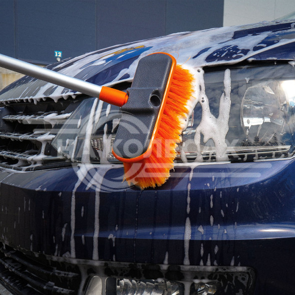 Швабра с щеткой 20 см и телескопической ручкой 80-130см