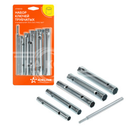 Набор ключей трубчатых 6 пр. (8х9, 10х11, 12х13, 14х15, 16х17мм) блистер