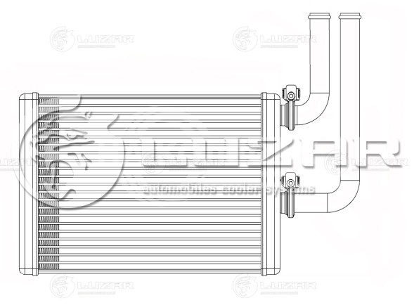 Радиатор отопителя для автомобилей Lancer (00-)/Outlander (03-)