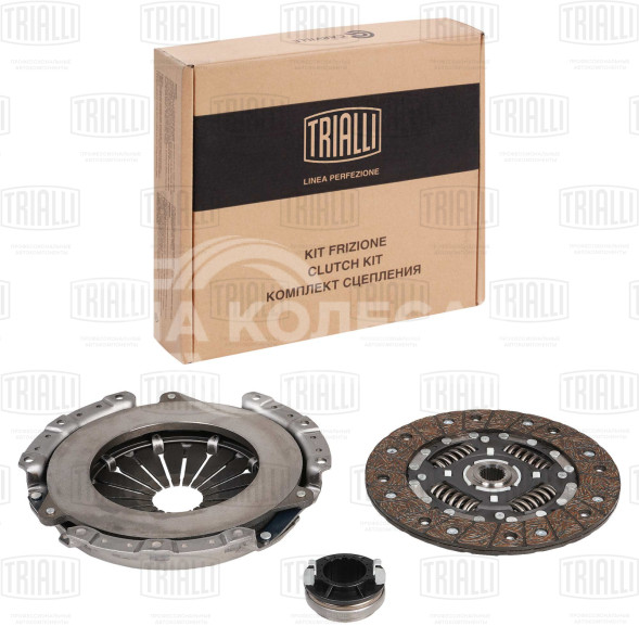 Комплект сцепления в сборе для автомобилей Hyundai Solaris I (10-)/ Elantra IV (06-)/V (11-)/ KIA Rio II (05-)/ Rio III (11-) 1.4i/1.6i 5МТ