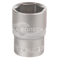 Головка торцевая 1/2&quot; DR шестигранная 19мм пласт. подвес