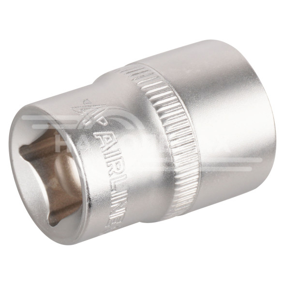 Головка торцевая 1/2&quot; DR шестигранная 19мм пласт. подвес