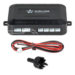 Парктроник на 4 датчика (черные), звуковой зуммер