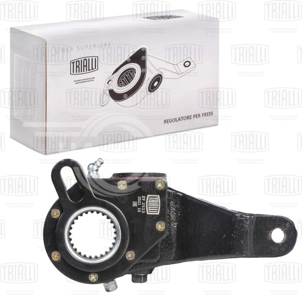 Рычаг тормоза регулировочный автоматический (трещотка) для автомобилей МАЗ 5440, 544069, 643068 задний левый (эвольвентный шлиц)