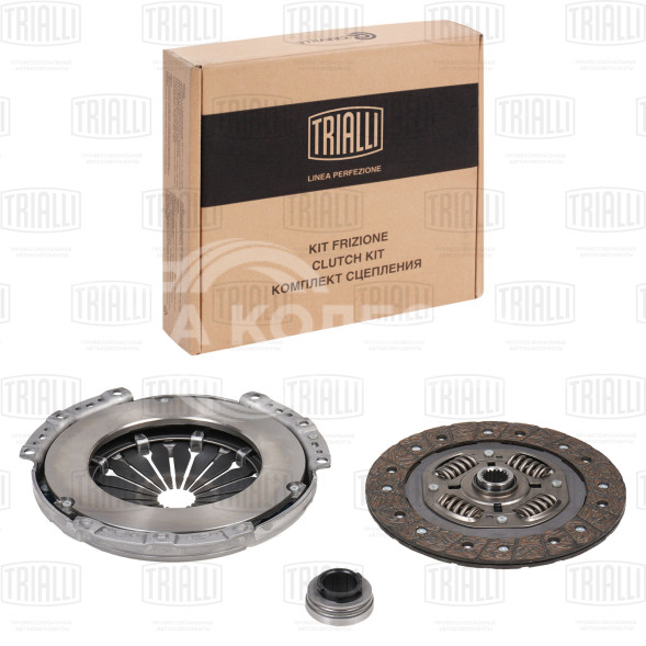 Комплект сцепления в сборе для автомобилей Peugeot 307 (00-) 1.4i/1.6i; Citroen C4 (04-) 1.4i/1.6i (до 115 л.с.) с муфтой