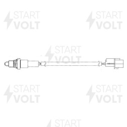 Датчик кислородный для автомобилей Hyundai Solaris (17-)/Creta (20-)/KIA Rio (17-) 1.6i после катализатора