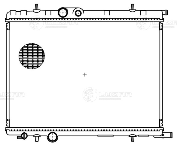 Радиатор охлаждения для автомобилей Peugeot 307/Citroen C4 (04-) 1.4/1.6i