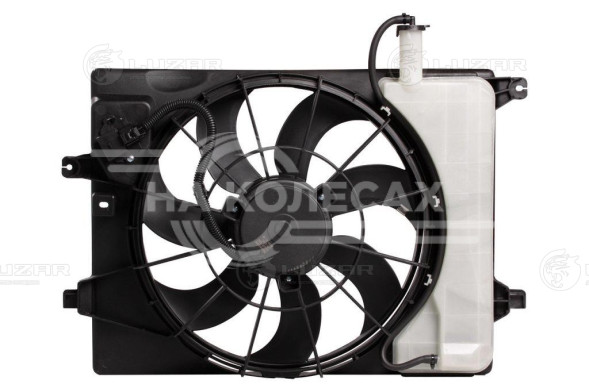 Электровентилятор охлаждения для автомобилей Hyundai Creta (16-) 1.6i/2.0i (с кожухом и резист.)