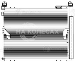 Радиатор кондиционера для автомобилей Land Cruiser Prado (09-) 3.0D