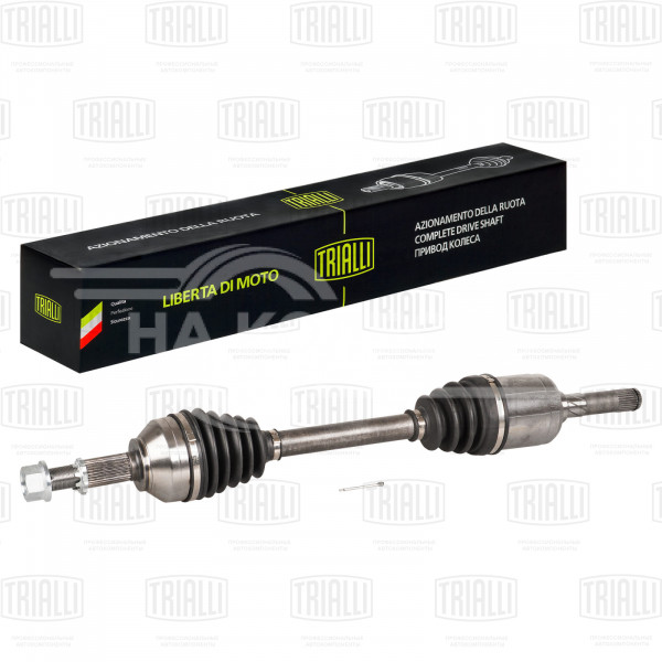 Привод передний левый для автомобилей Nissan Qashqai J10 (06-)/X-Trail T31 (07-) 2.0i CVT 4WD