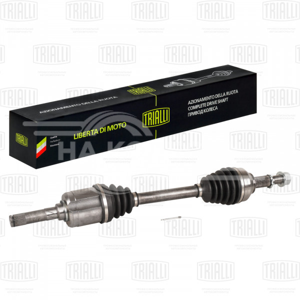 Привод передний левый для автомобилей Nissan Qashqai J10 (06-)/X-Trail T31 (07-) 2.0i CVT 4WD
