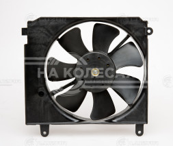 Электровентилятор охлаждения для автомобилей Chevrolet Lanos (97-) (с кожухом)