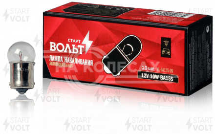 Лампа накаливания 12V 10W BA15S 1 конт.