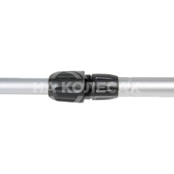 Швабра с насадкой для шланга, щеткой 20см и телескопической ручкой 70-100см