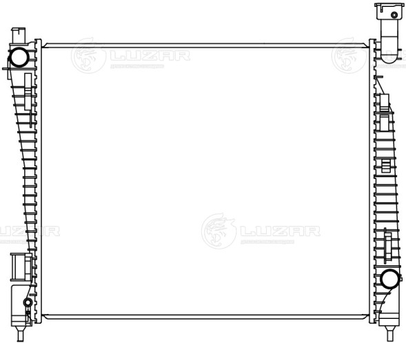 Радиатор охлаждения для автомобилей Grand Cherokee IV (10-) 3.6i AT